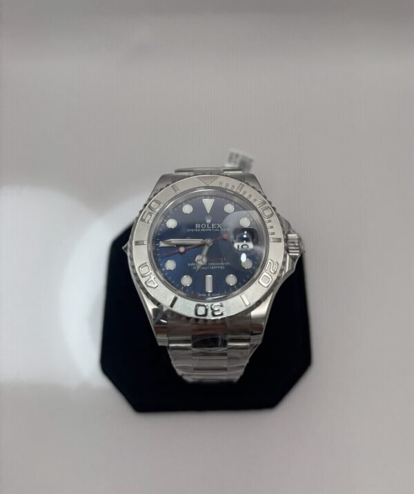 Rolex Yacht‑Master 40 mm – Blue Dial, Platinum Bezel (Ref. 126622)