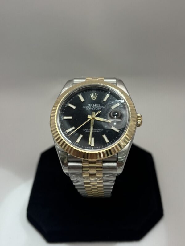Rolex Datejust 41 Black Dial, Yellow Rolesor Jubilee (Ref. 126333) - Image 2
