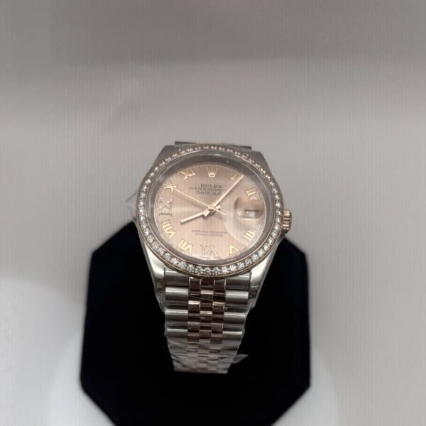 Rolex Datejust 28 Chocolate Dial Diamond Bezel 279381RBR