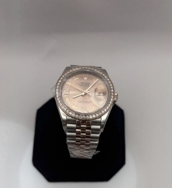 Rolex Datejust 28 Chocolate Dial Diamond Bezel 279381RBR