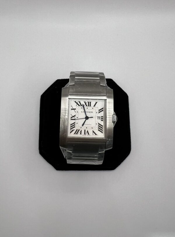 Cartier Tank Francaise Midsize Date Steel Quartz W51011Q3