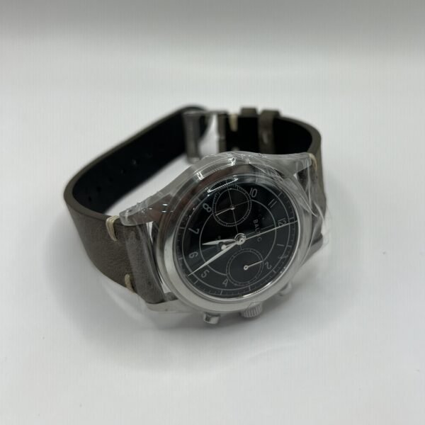 Baltic Bicompax 002 – Black Dial Manual Chronograph (38mm)