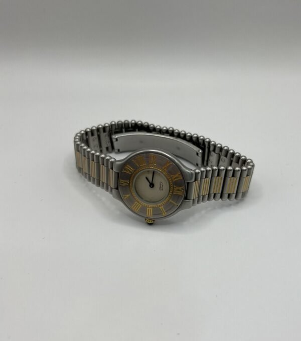 Cartier - Vintage Must 21 Watch - Gold and Steel - 1980's - Image 3