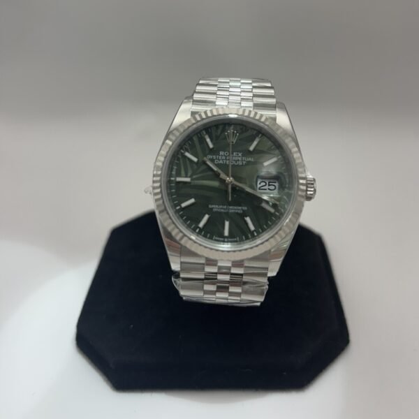 Rolex Datejust 36 – Ref. 126234 Oystersteel with 18k White Gold Fluted Bezel & Jubilee Bracelet