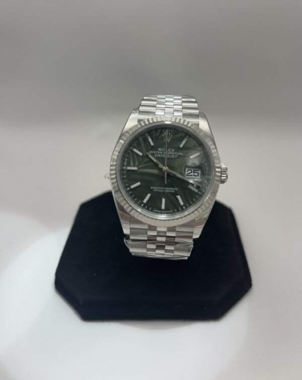 Rolex Datejust 36 – Ref. 126234 Oystersteel with 18k White Gold Fluted Bezel & Jubilee Bracelet