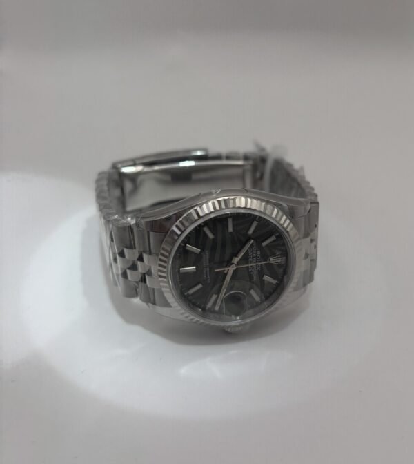 Rolex Datejust 36 – Ref. 126234 Oystersteel with 18k White Gold Fluted Bezel & Jubilee Bracelet - Image 2