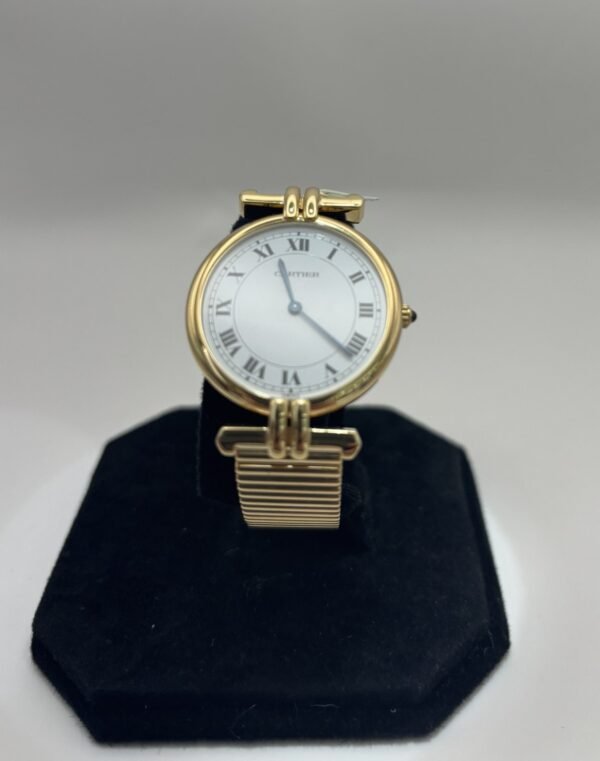 Cartier Vendôme Trinity (Ref. 8100) — Ladies’ quartz wristwatch made in the 1980s.