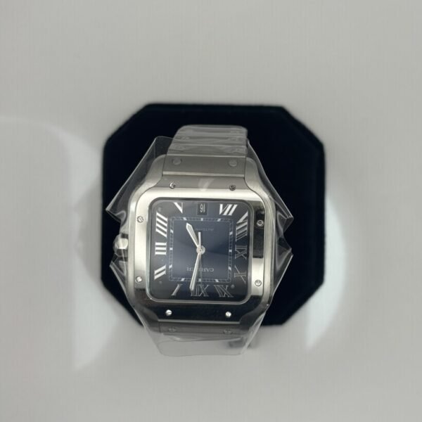 Cartier Santos de Cartier Large blue-dial models—Ref. WSSA0030