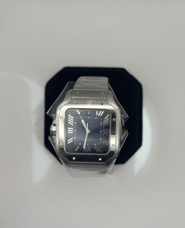 Cartier Santos de Cartier Large blue-dial models—Ref. WSSA0030