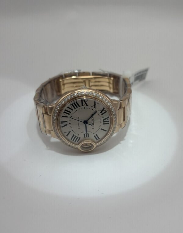 Cartier Ballon Bleu de Cartier – Ref. WJBB0036 (33 mm, 18k Rose Gold, Diamond Bezel) - Image 2