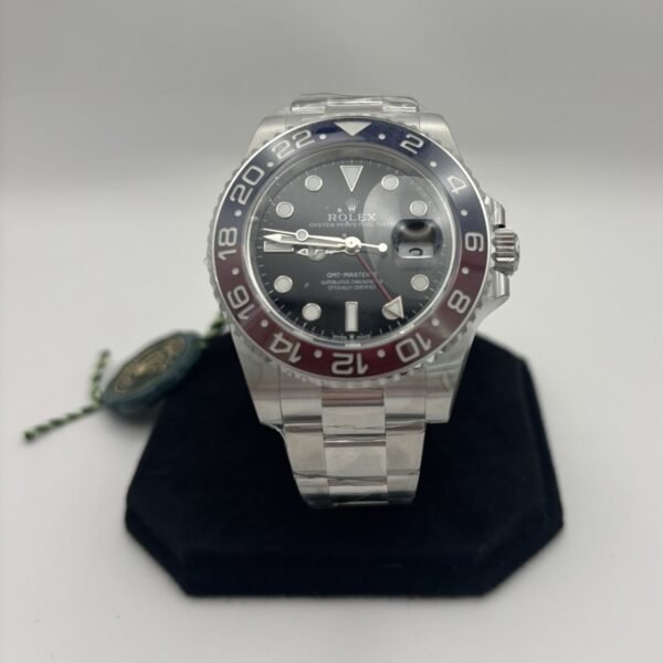 Rolex GMT-Master Pepsi 126710BLRO Steel Black Dial Automatic Watch