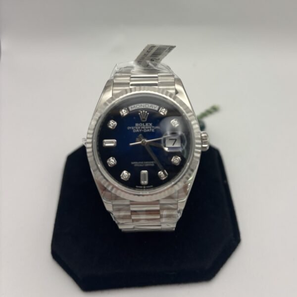 Rolex Ref. 128239 36 mm Solid 18k White Gold Case with Fluted Bezel