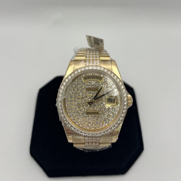 Rolex Day-Date President – 18k Yellow Gold, Presidential Bracelet Diamond Dial