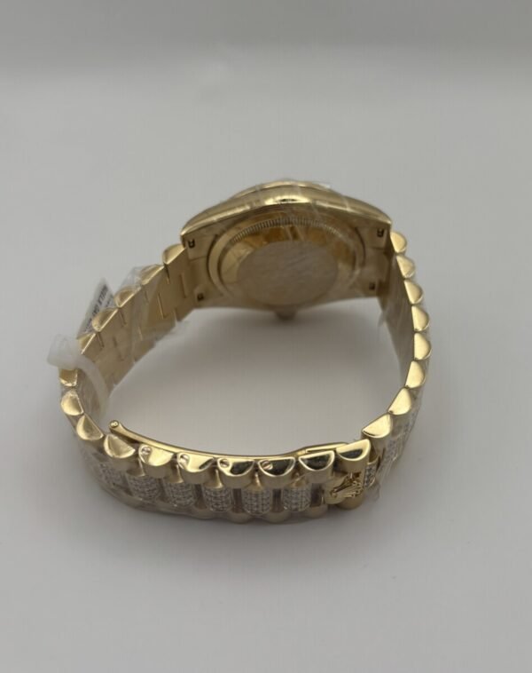 Rolex Day-Date President – 18k Yellow Gold, Presidential Bracelet Diamond Dial - Image 4