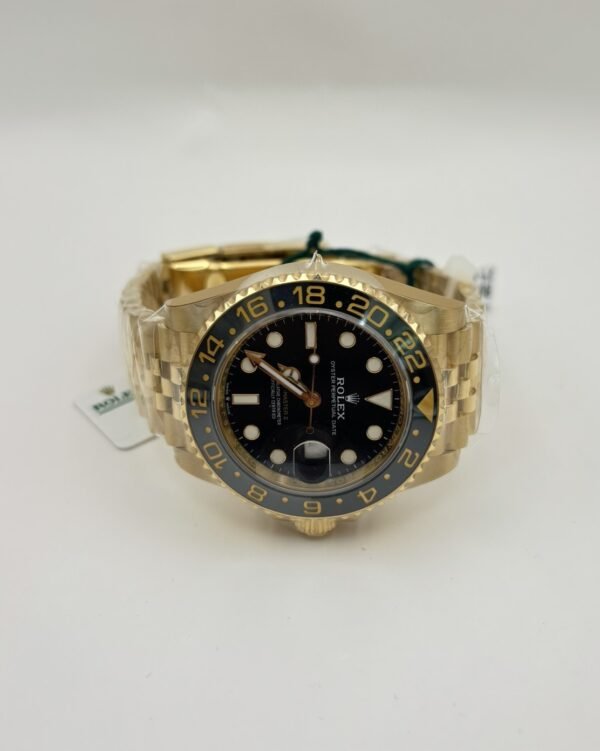 Rolex GMT-Master Yellow Gold & Jubilee Bracelet (Ref. 126718GRNR) - Image 3