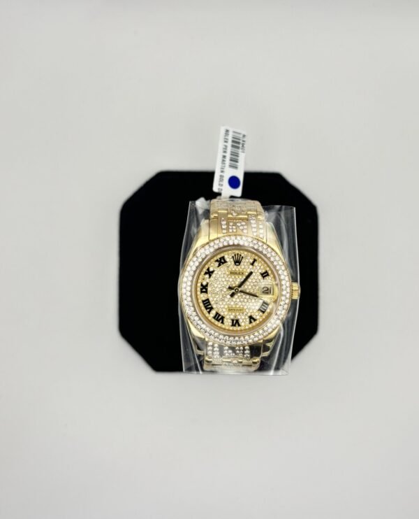 Rolex Pearlmaster 34 Datejust 18k Yellow Gold, Diamond Bezel - Image 2