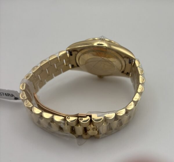 Rolex Day-Date 36mm Yellow Gold with Diamond Bezel & Champagne Dial - Image 4