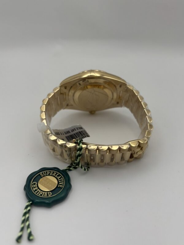 Rolex Day-Date18 K Yellow Gold Black Dial Presidential (Ref. 228238) - Image 4