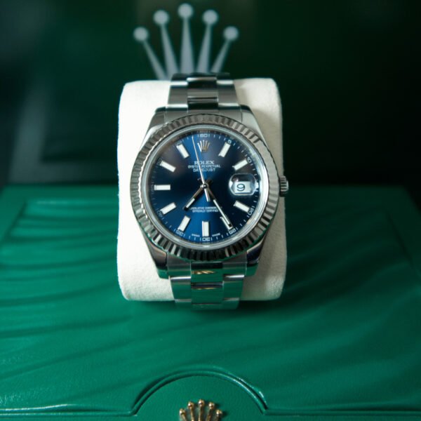 Rolex Datejust II – Blue Dial, Oyster Bracelet (Ref. 116334)
