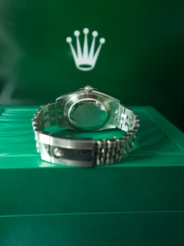 Rolex Datejust 41 mm – Slate Dial, Smooth Bezel, Jubilee Bracelet (Ref. 126300) - Image 4