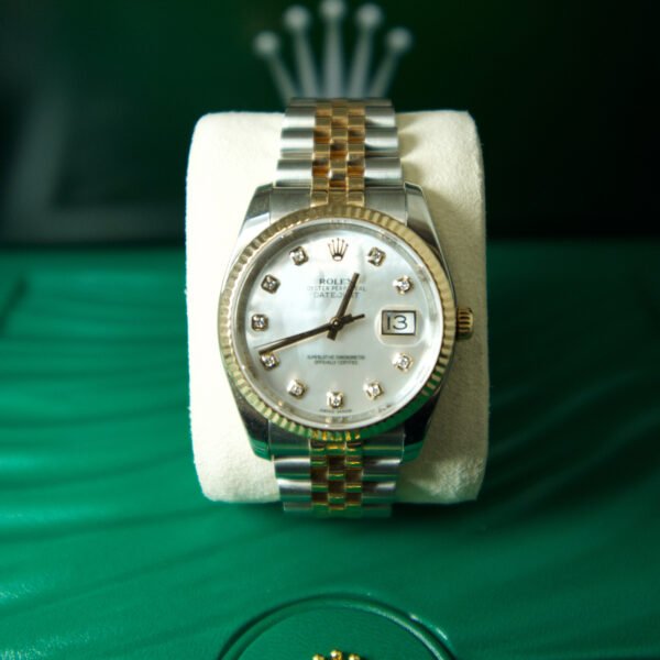 Rolex Datejust 36 mm – Mother-of-Pearl Diamond Dial, Everrose Gold (Ref. 126231)