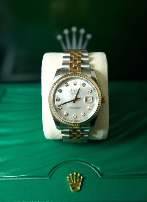 Rolex Datejust 36 mm – Mother-of-Pearl Diamond Dial, Everrose Gold (Ref. 126231)